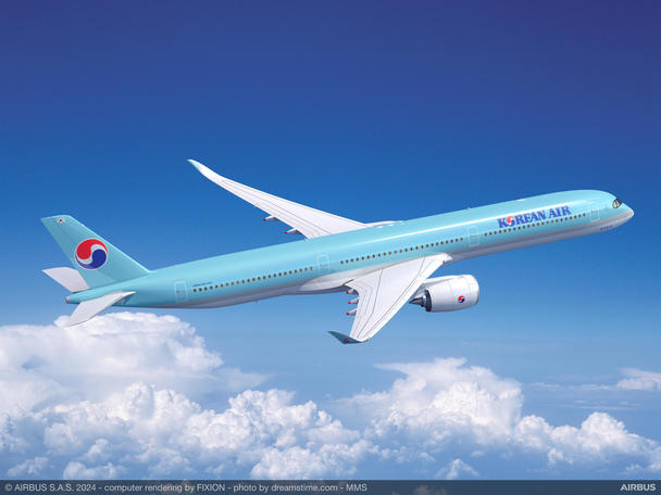 Korean Air A350-1000 Rendering