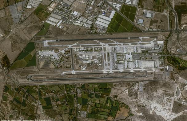 Airbus Pléiades Neo satellite image - Santiago Airport, Chile